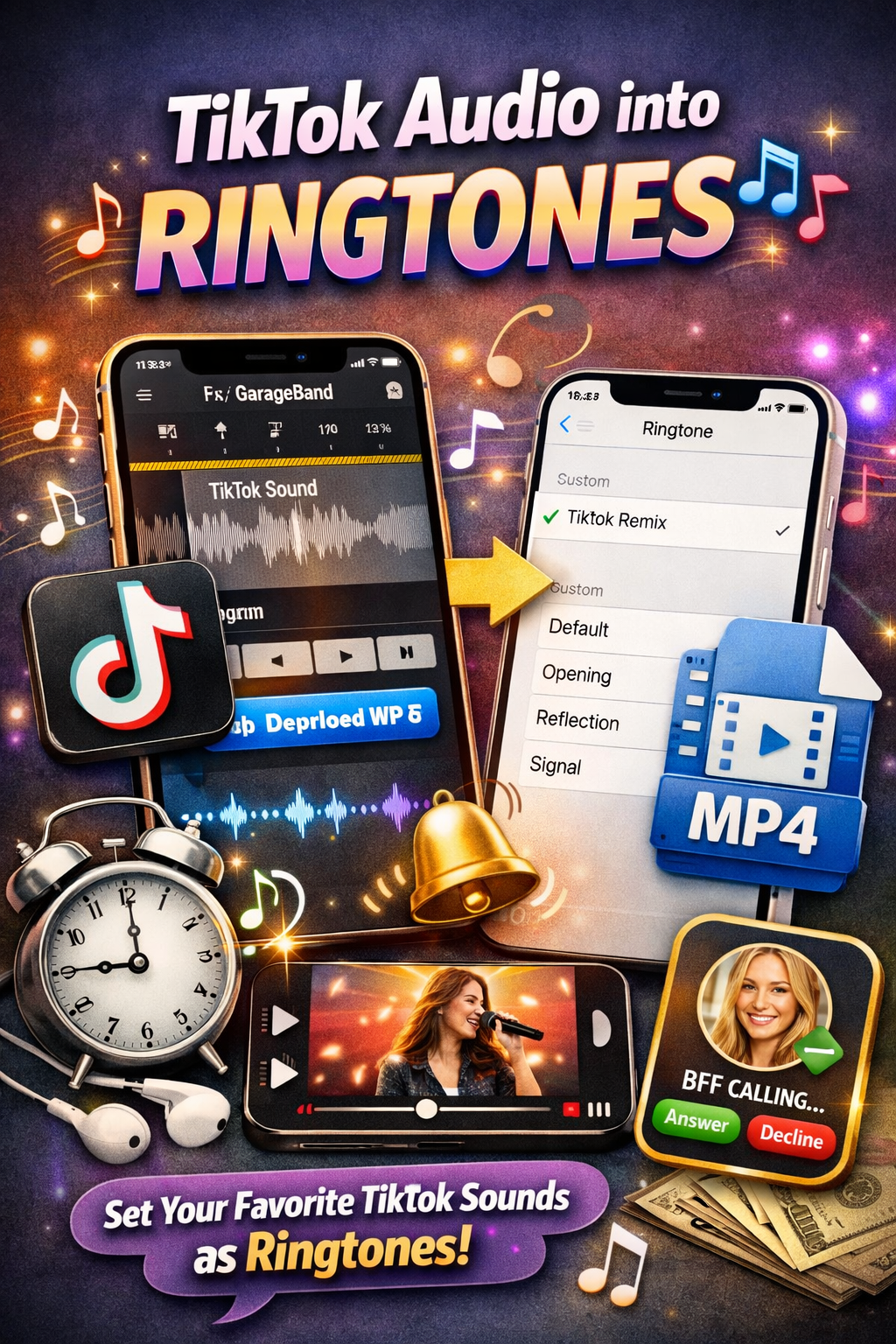 Turn TikTok audio into ringtones